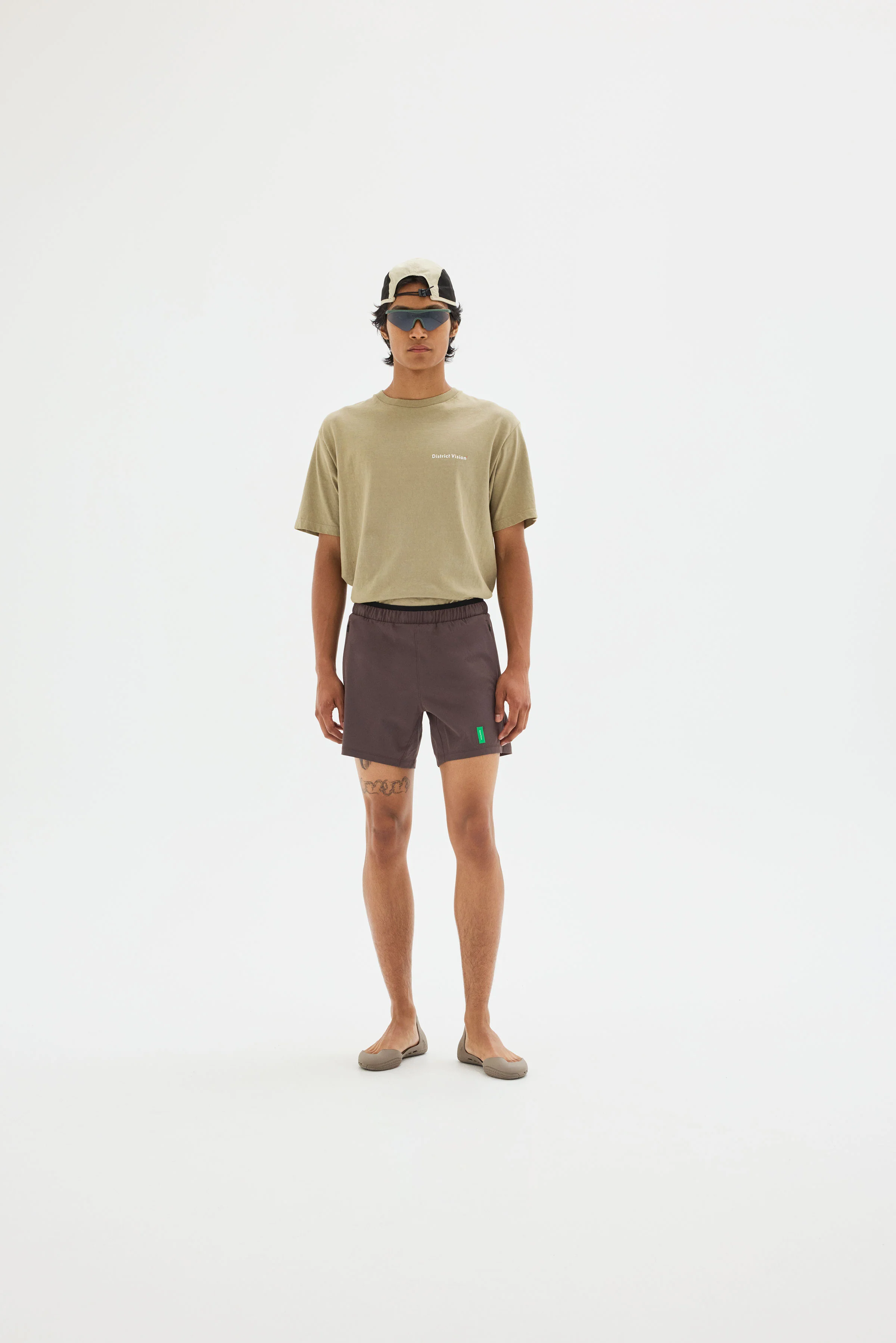 7" Training Shorts, Dark Taupe - Image 3