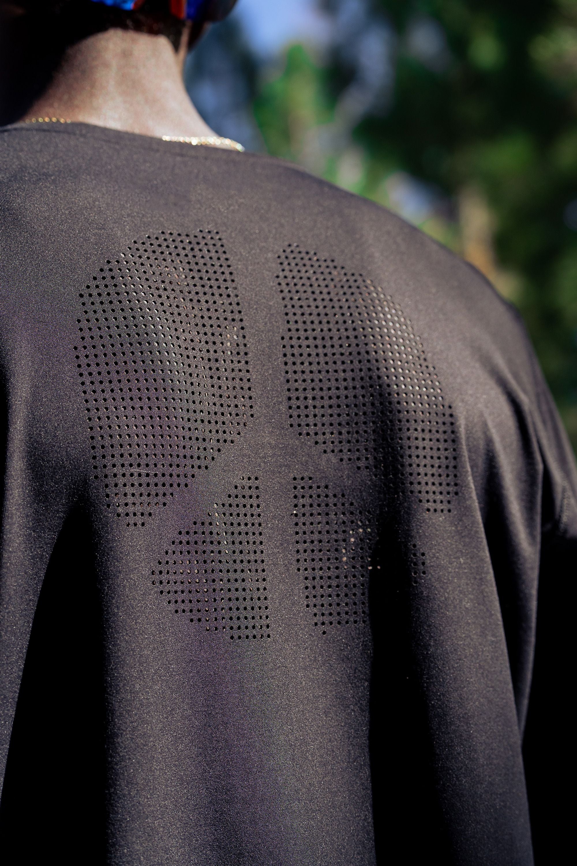Ultralight Aloe Long Sleeve Tee, Black Wordmark - Image 3