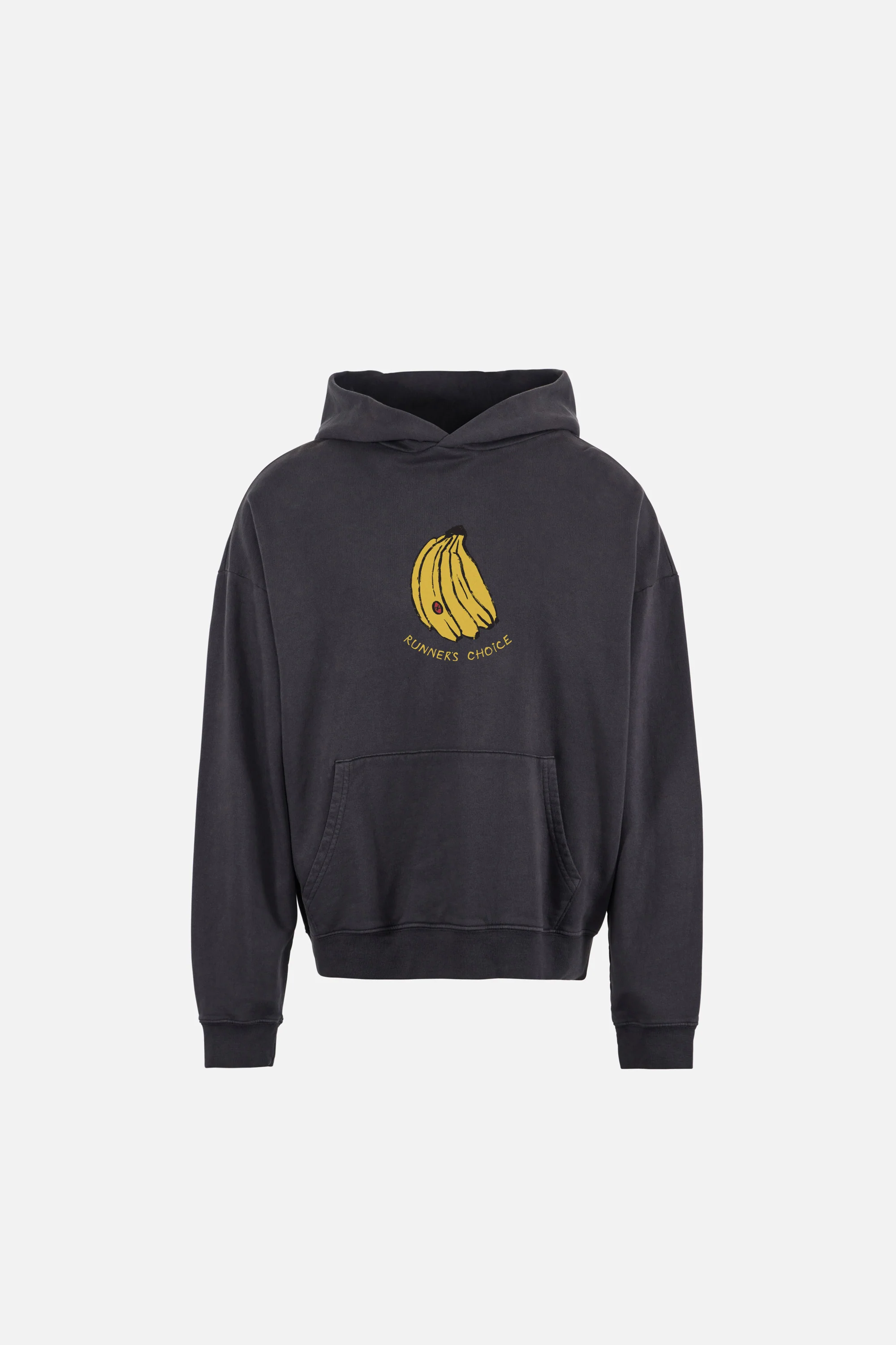 California Cotton Hoodie, Runner's Choice Vintage Black