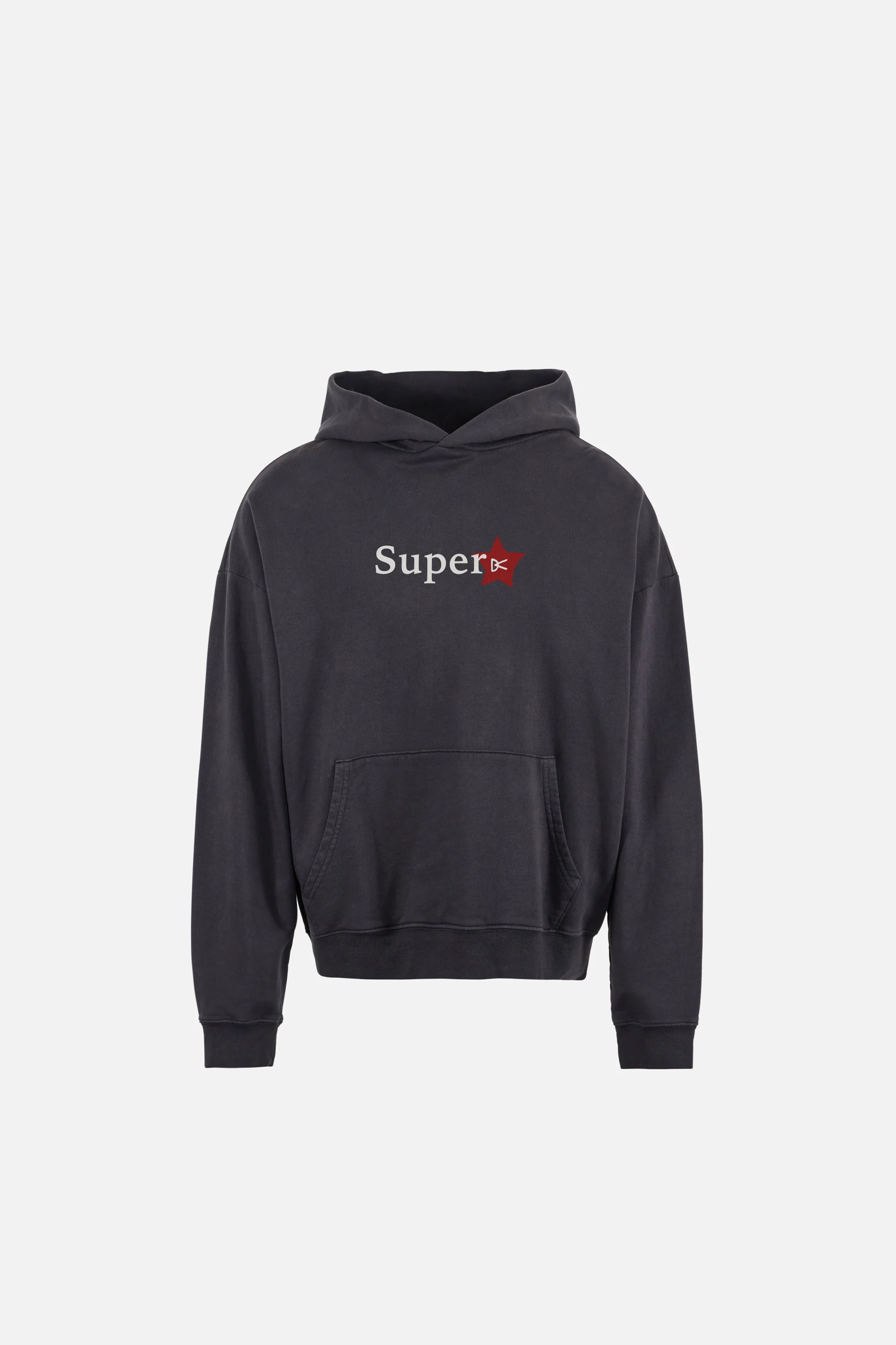 California Cotton Hoodie, Super Star Vintage Black