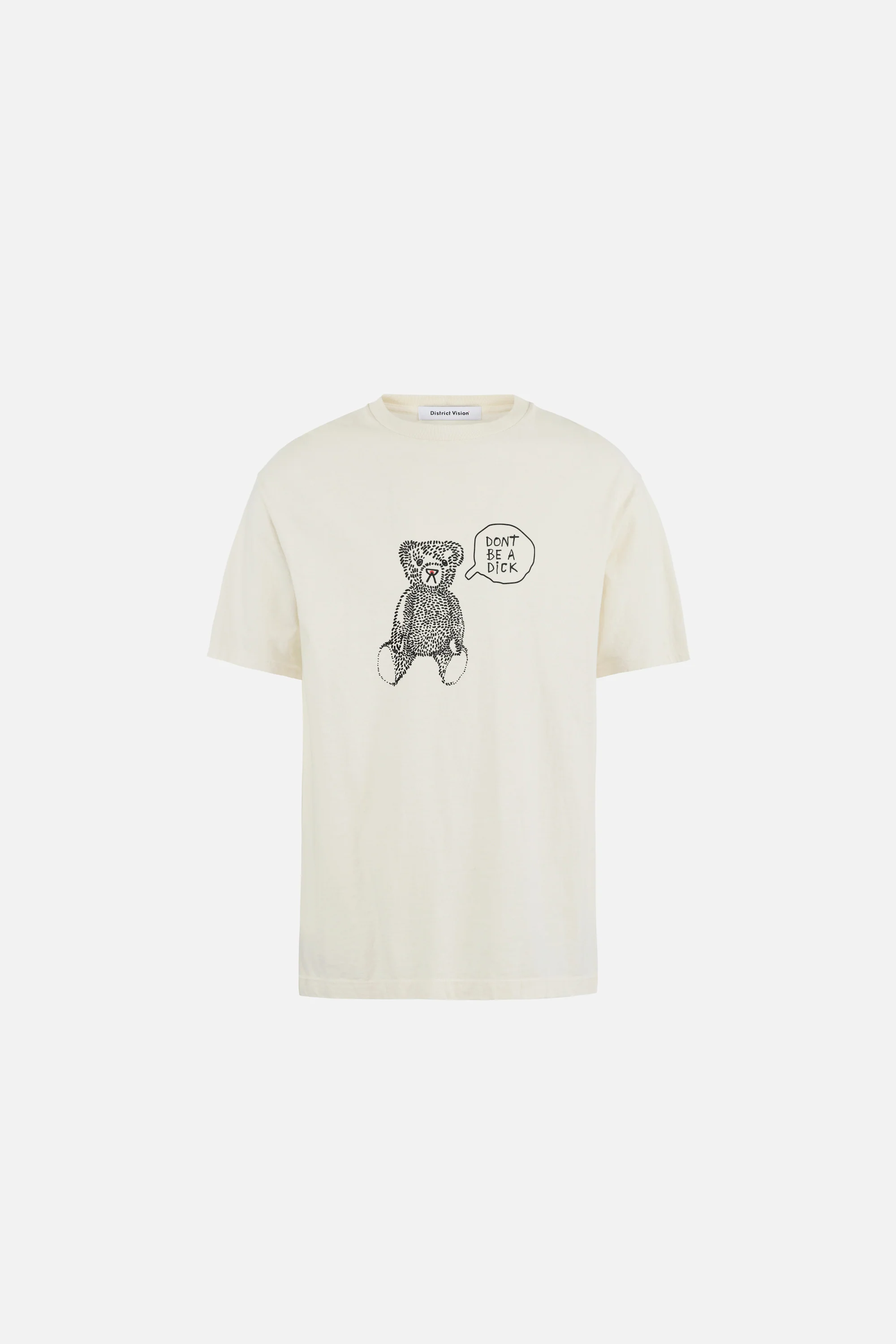 California Cotton Tee, Teddy Vintage White