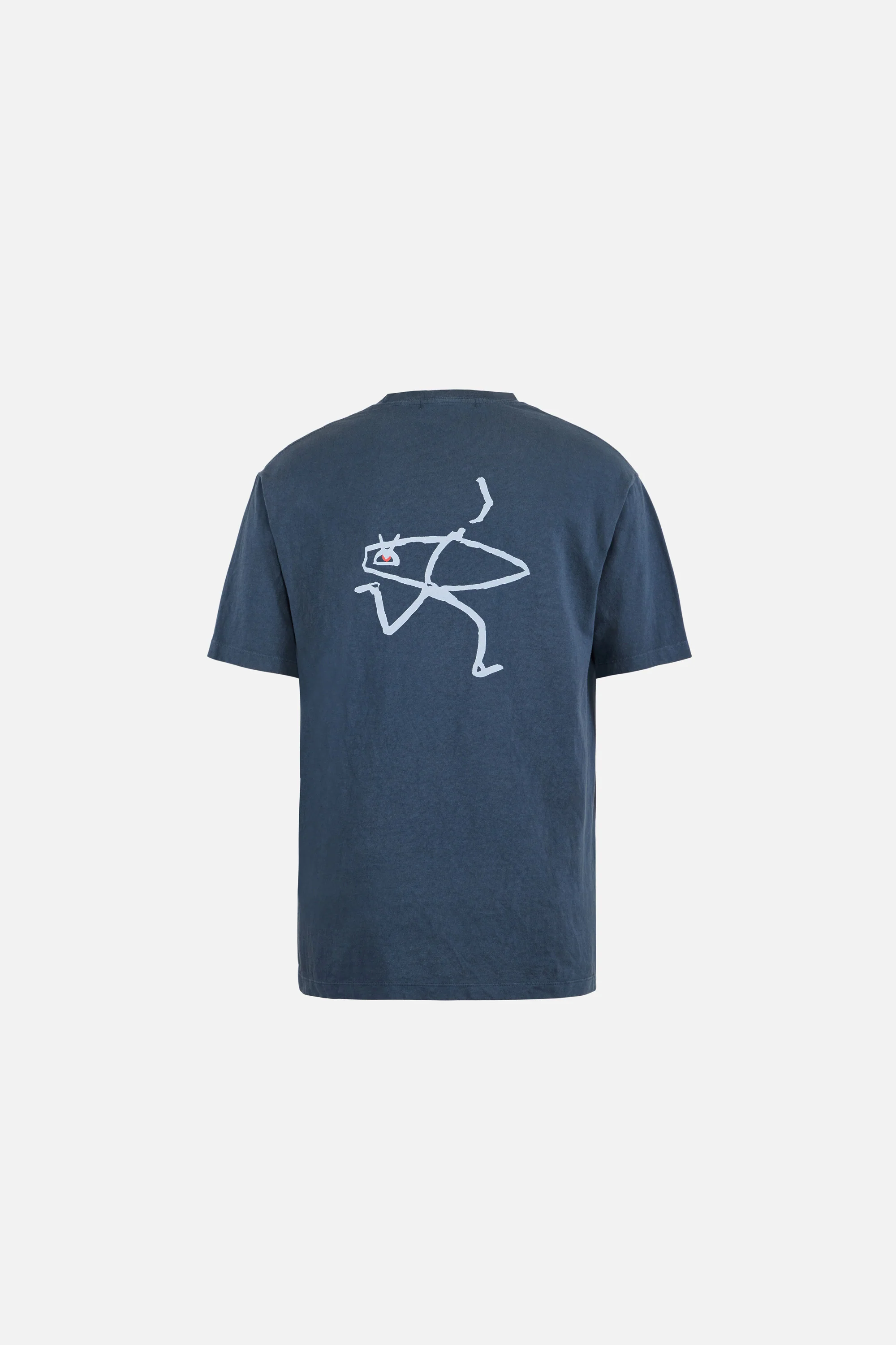 California Cotton Tee, Wave Runner Warm Blue - Image 2