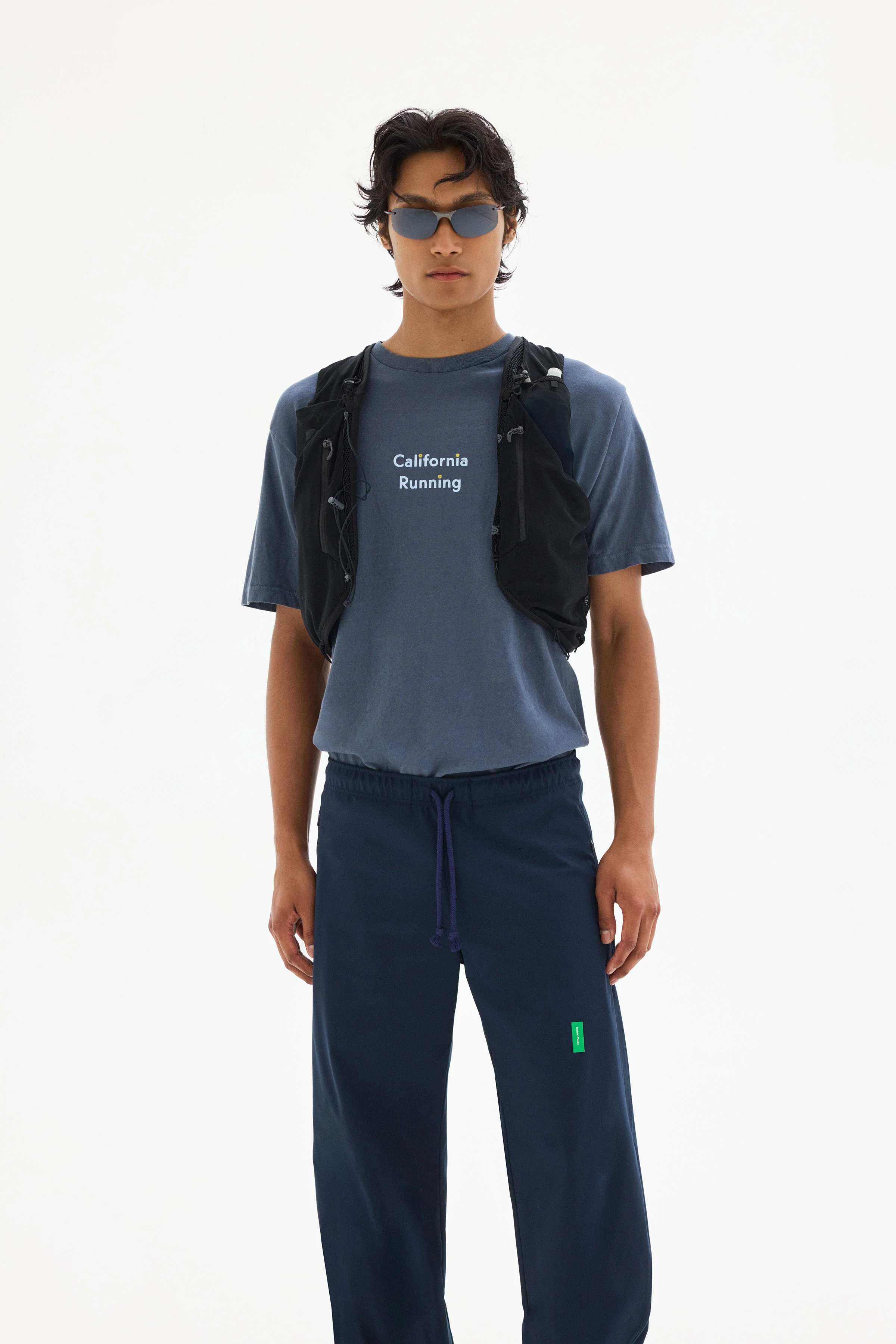 California Cotton Tee, Wave Runner Warm Blue - Image 3