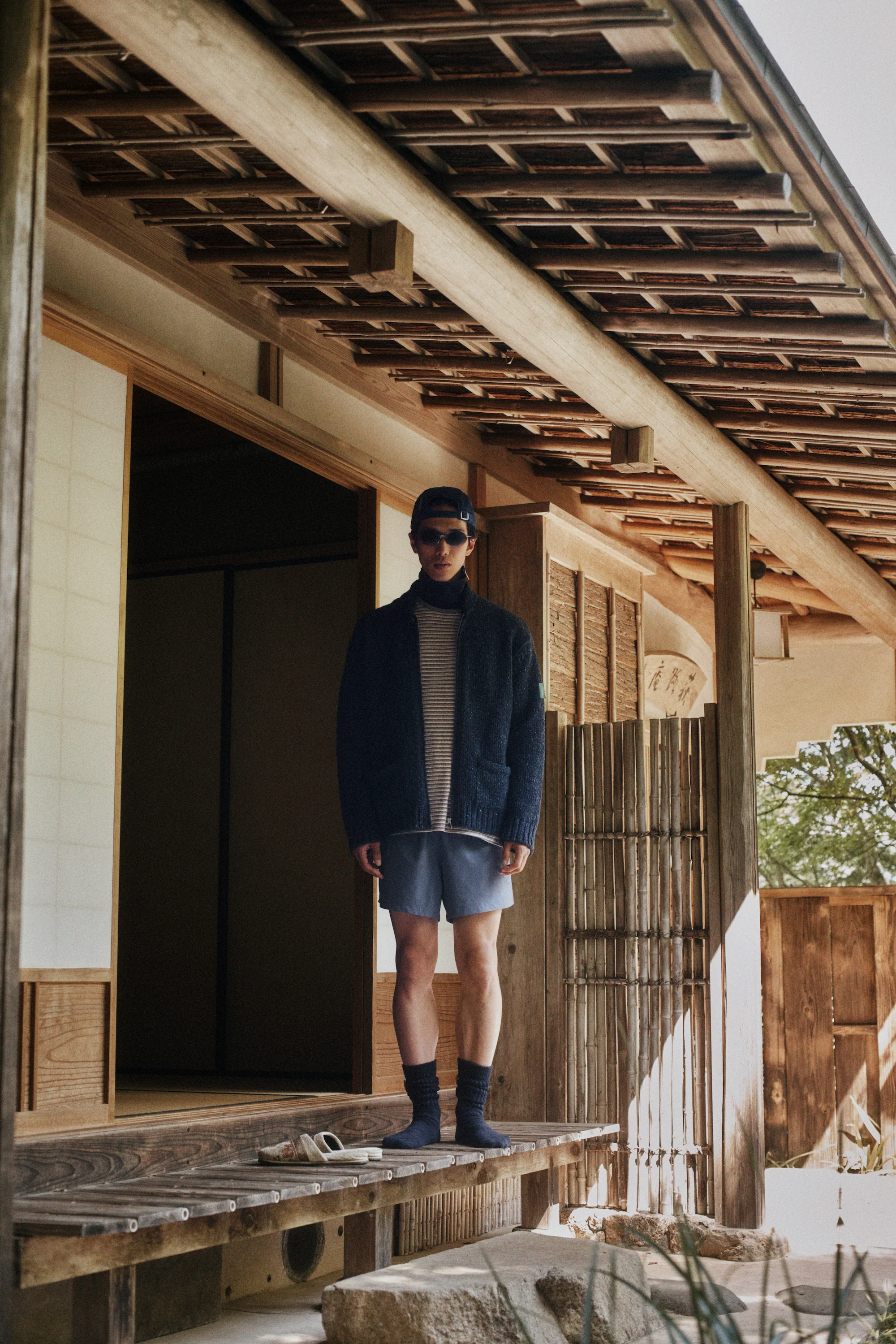 Kilcarra Wool Cardigan, Midnight Tweed - Image 5