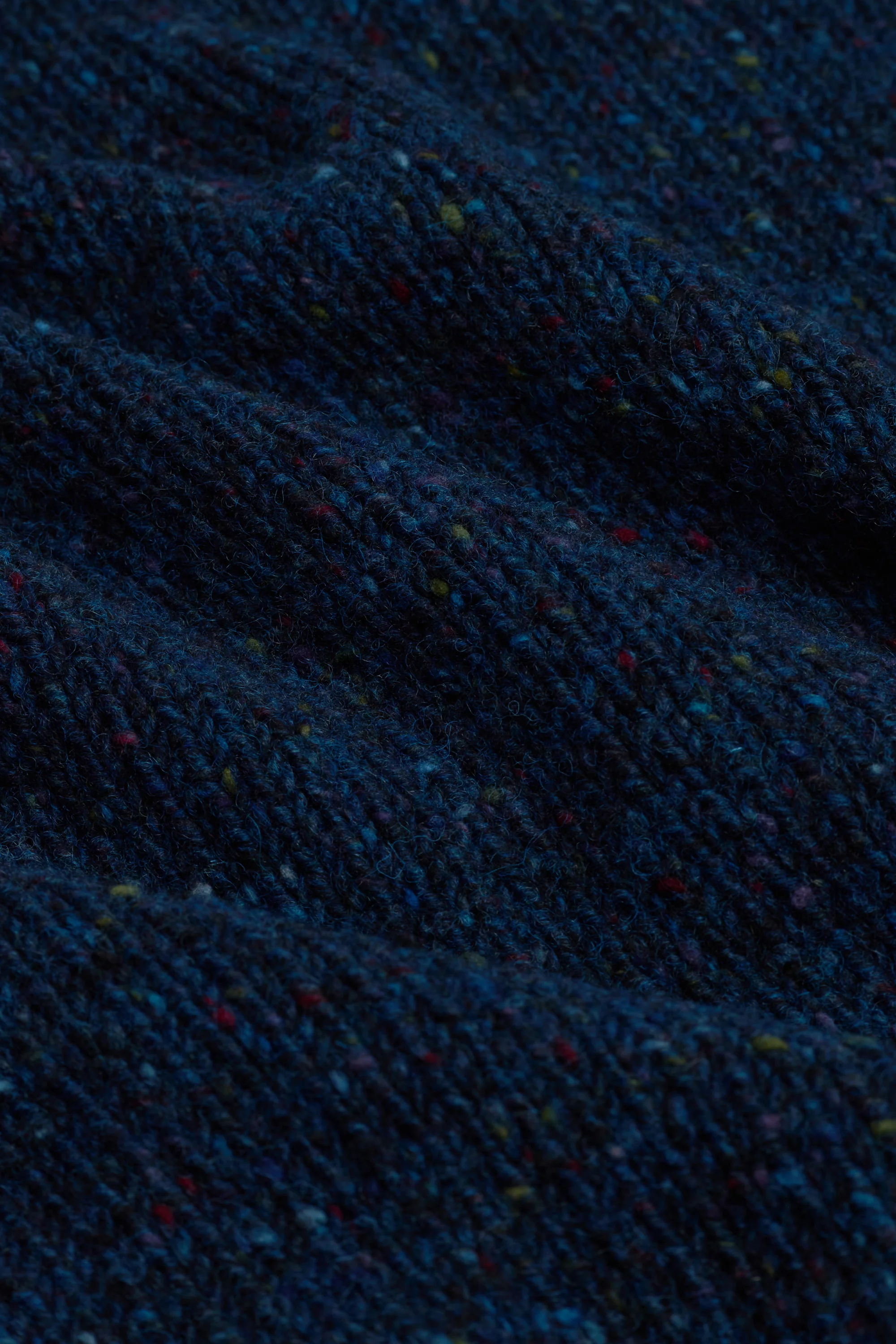 Kilcarra Wool Cardigan, Midnight Tweed - Image 8