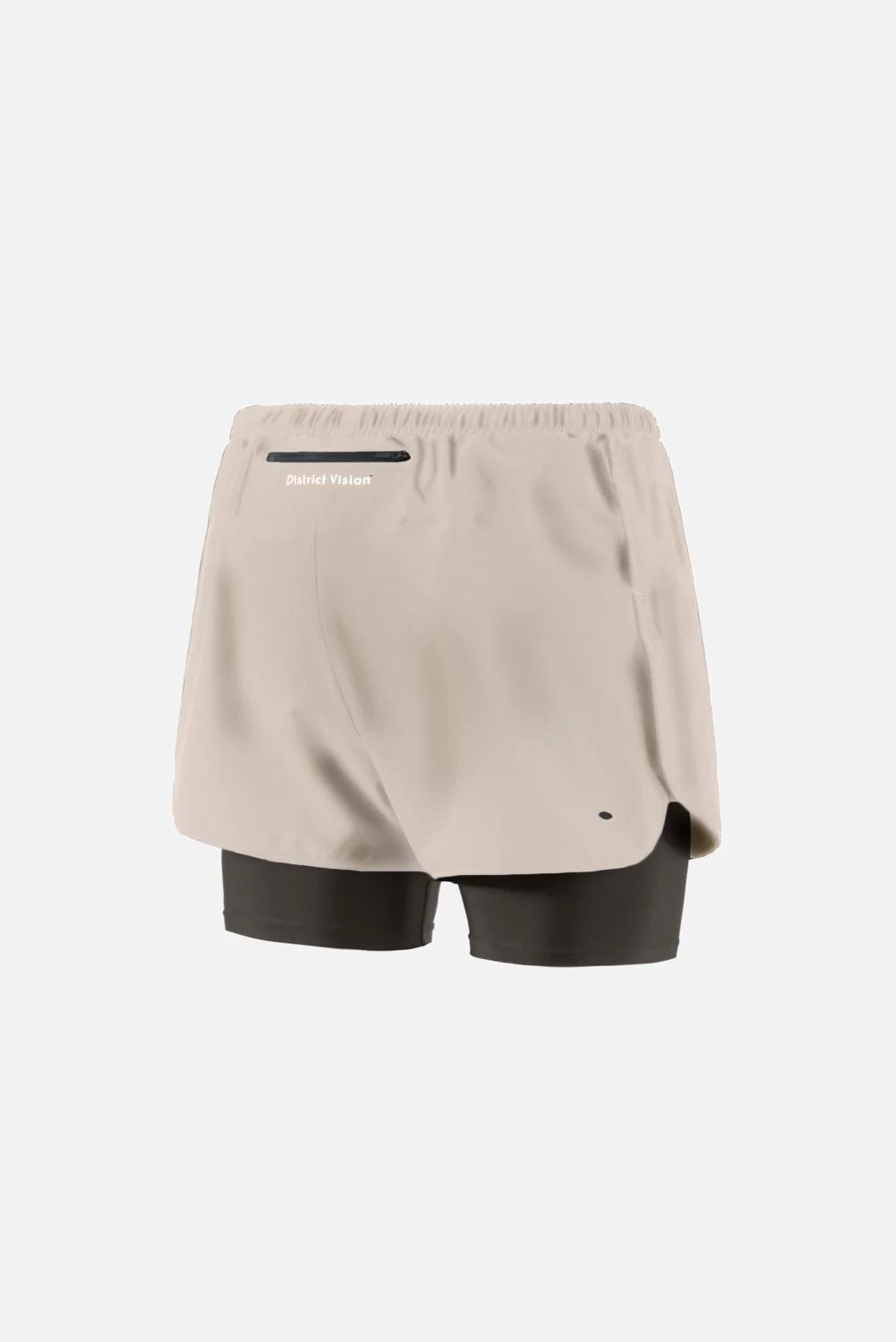 Layered Trail Shorts, Khaki/Slate Brown - Image 2