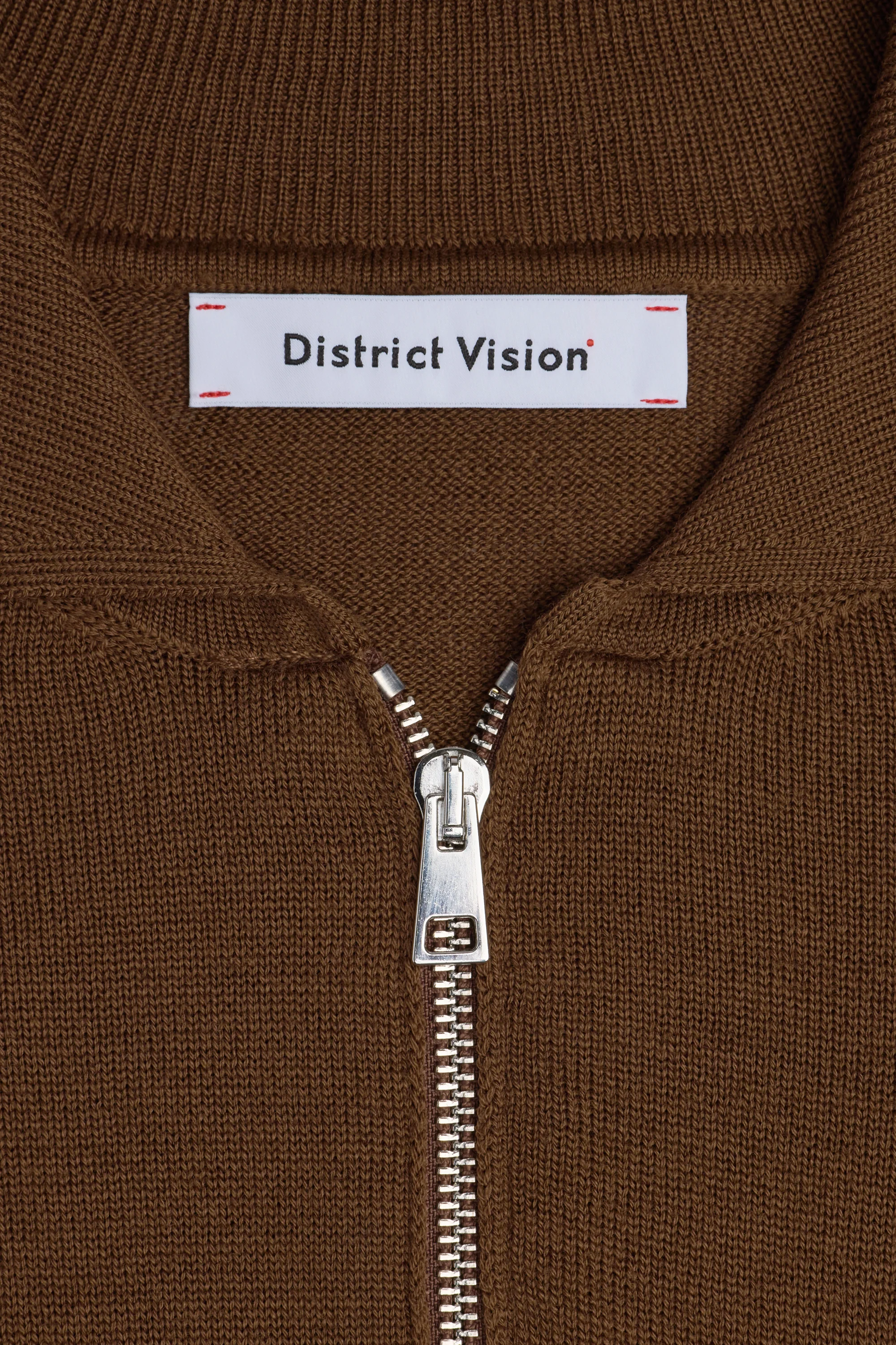 Merino Wool Quarter Zip Sweater, Espresso - Image 4