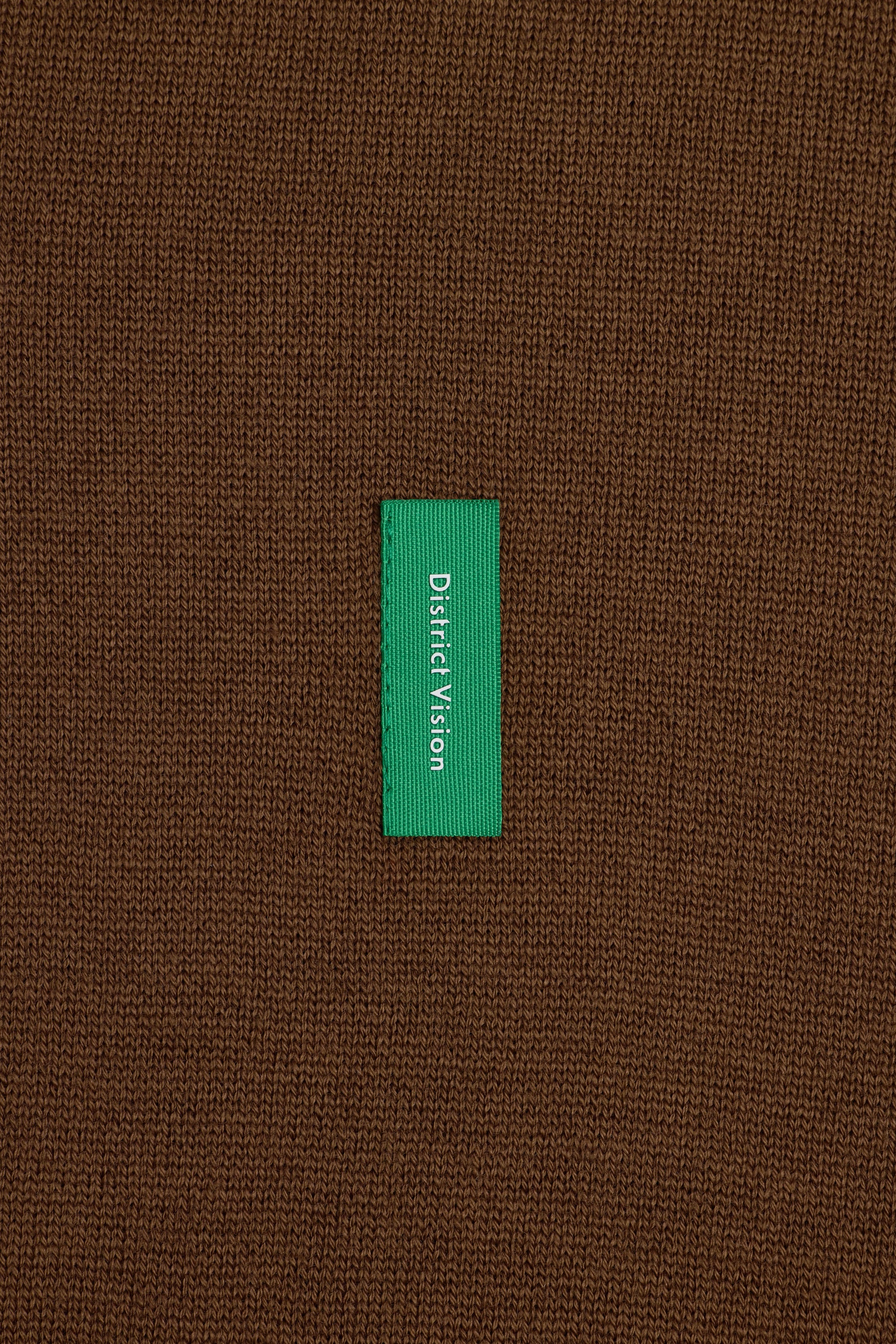 Merino Wool Quarter Zip Sweater, Espresso - Image 5