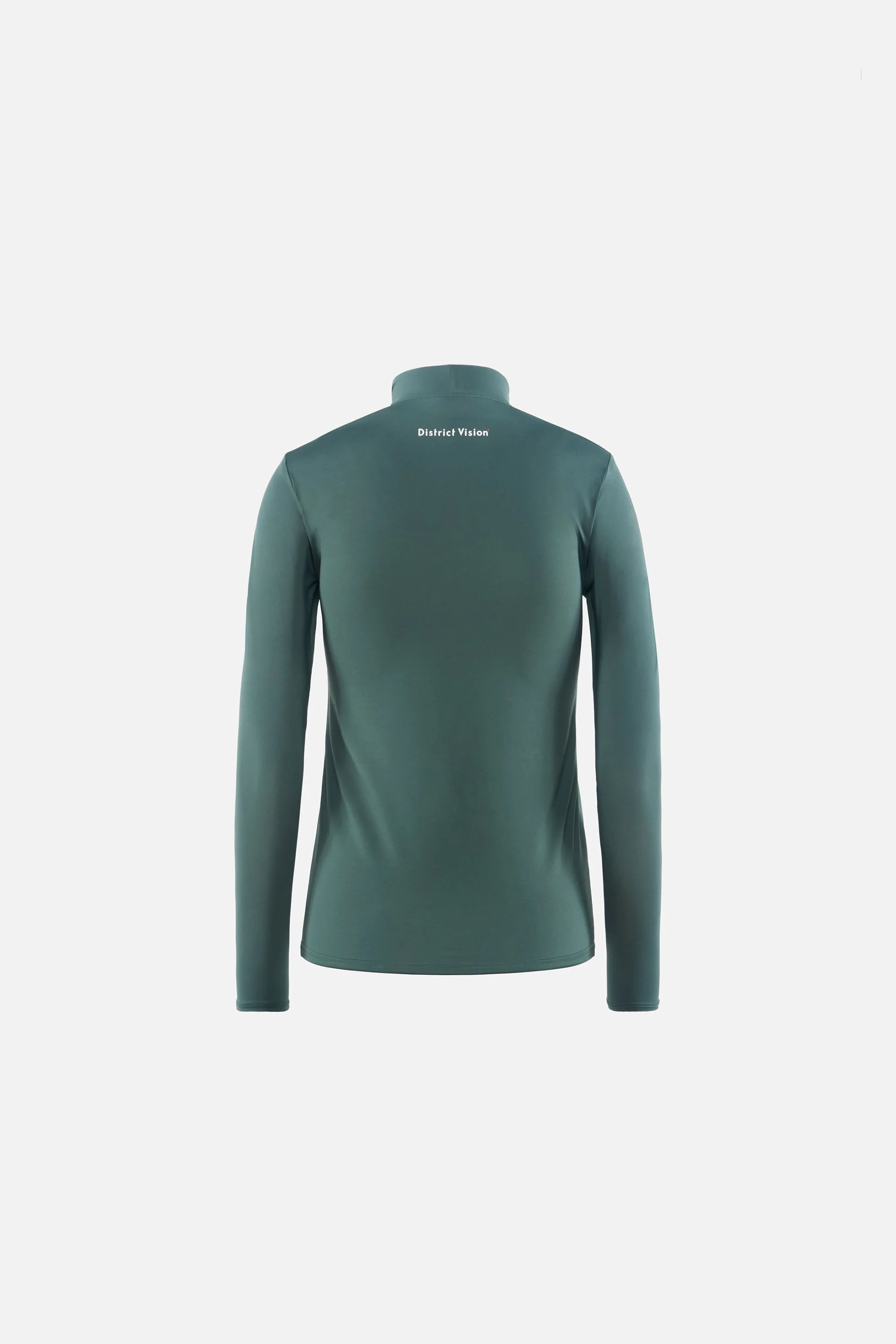 Paneled Long Sleeve Mock Tee, Spruce - Image 2