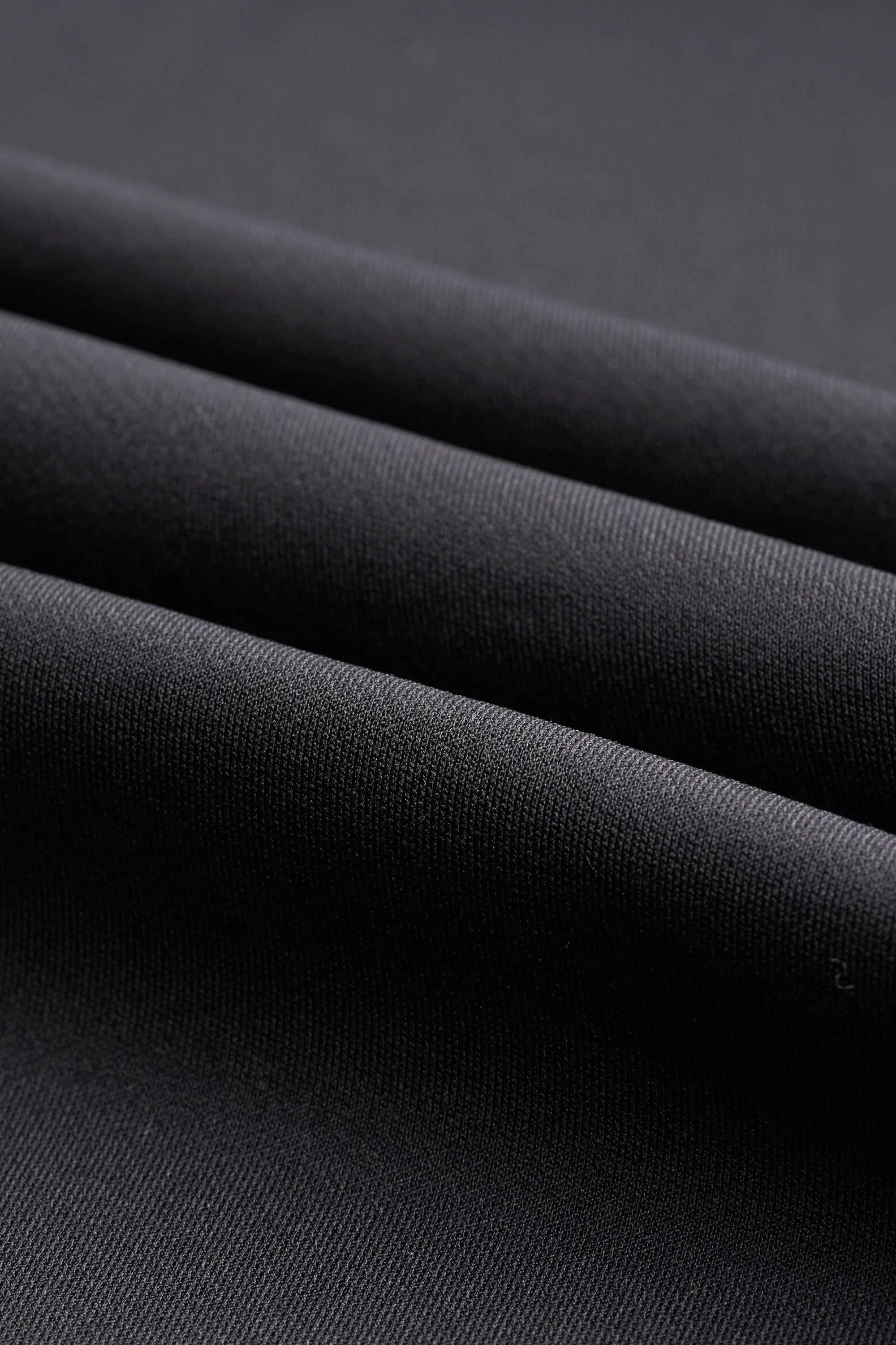 Paneled Long Sleeve Tee, Black - Image 4