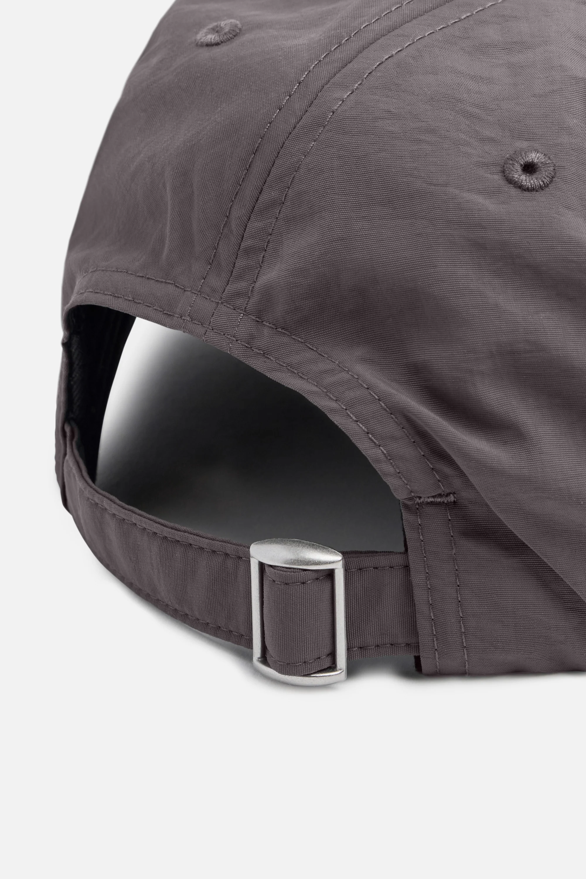Paneled Nylon Hat, Carbon - Image 2
