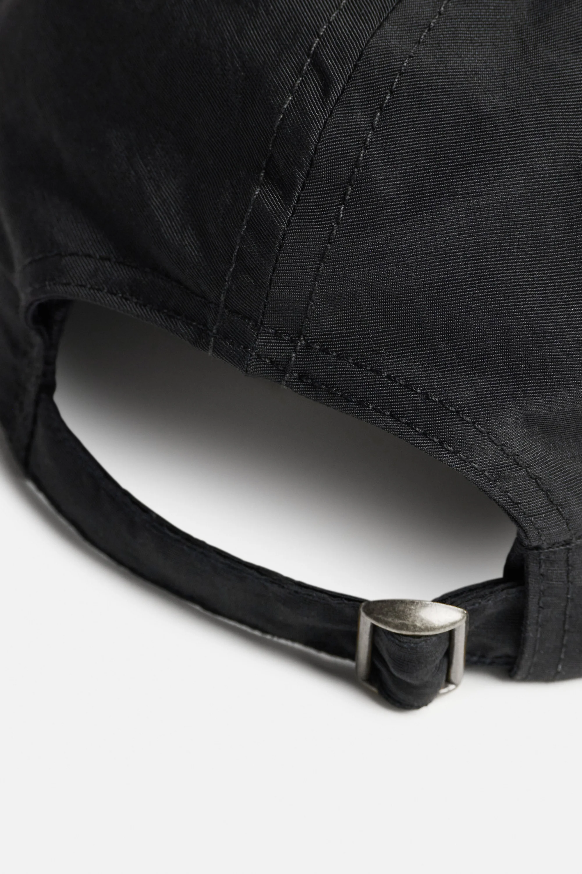 Paneled Nylon Hat, Symbol Black - Image 2