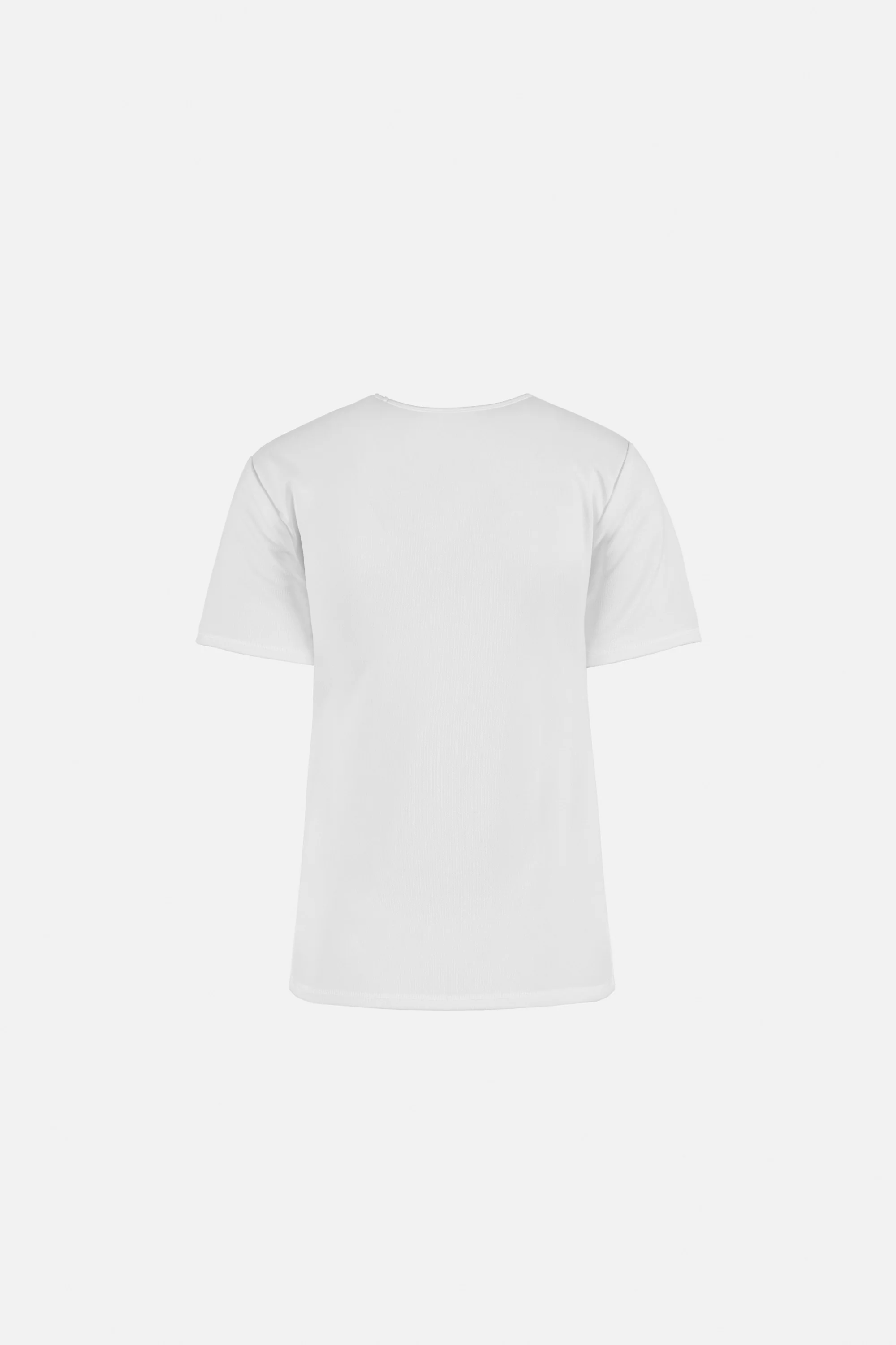 Paneled Training T-Shirt, White - Image 2