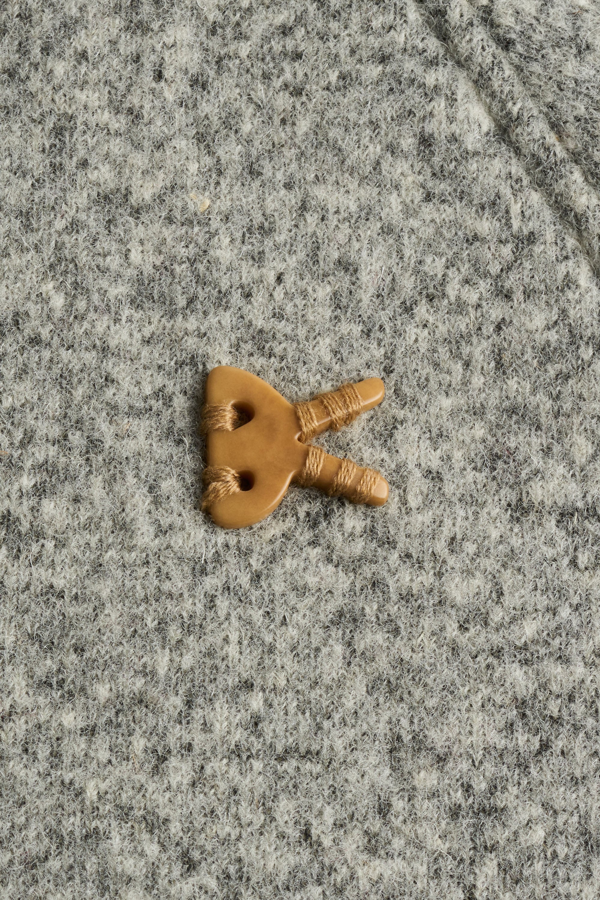 Reverse High Loft Fleece, Light Melange - Image 6